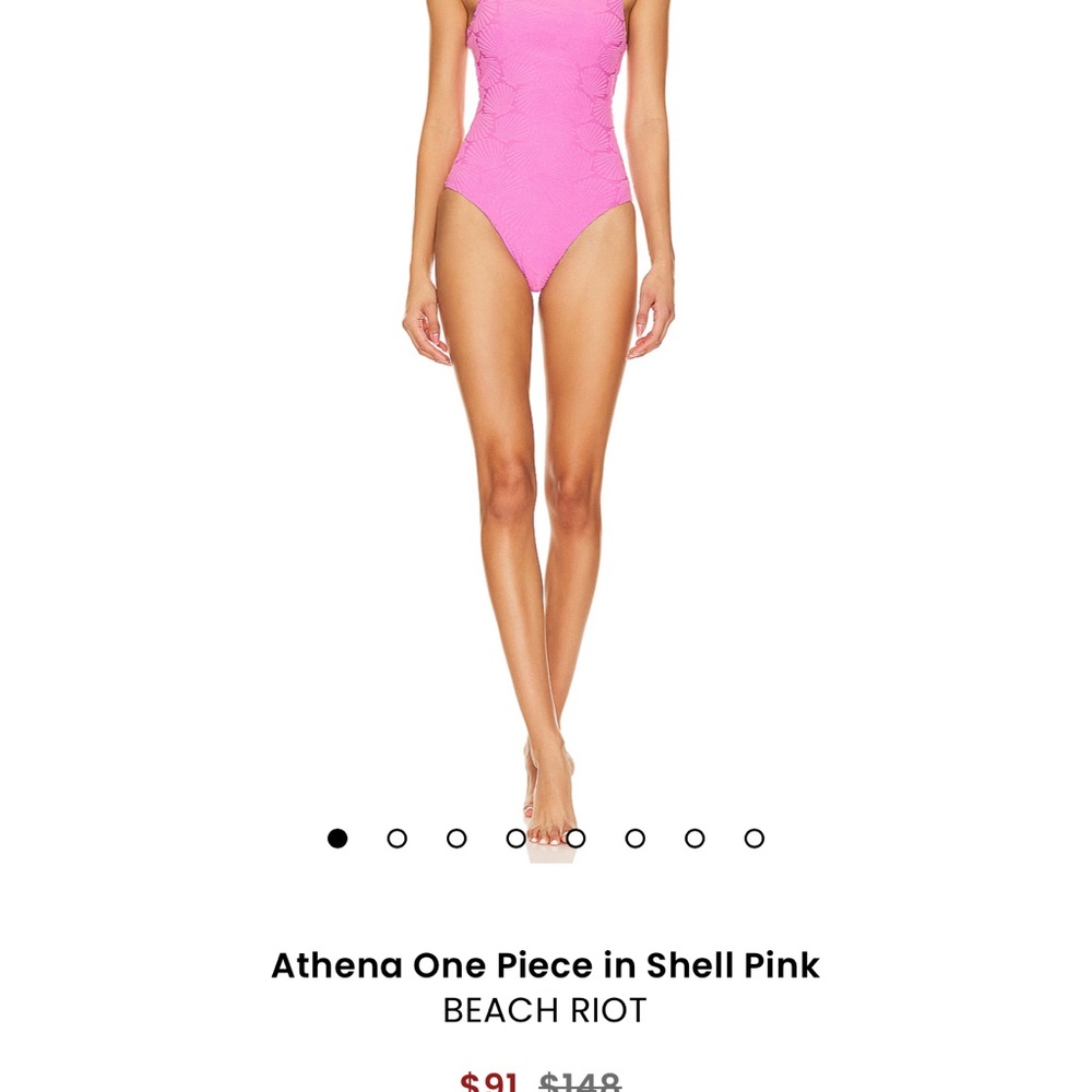 Beach Riot Athena One Piece in Pink
